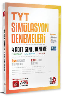 2024-2025 3D TYT 4'lü Simülasyon Genel Deneme - 1