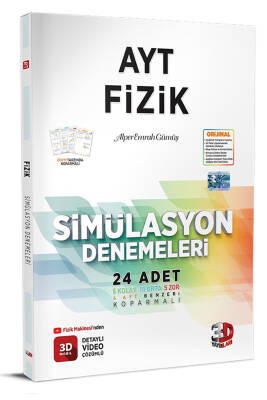 2024-2025 3D Yayınları AYT 3D Simülasyon Fizik Denemeleri - 1