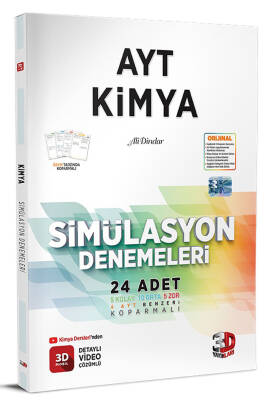 2024-2025 3D Yayınları AYT 3D Simülasyon Kimya Denemeleri - 1