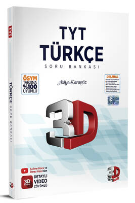 2024-2025 3D Yayınları TYT 3D TURKCE SORU BANKASI - 1