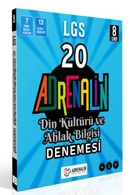 2024-2025 ADRENALİN YAYINLARI 8.SINIF DİN KÜLTÜRÜ VE AHLAK BİLGİSİ 20 BRANŞ DENEME - 1