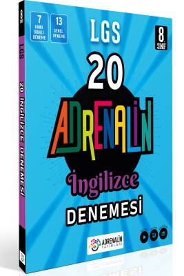 2024-2025 ADRENALİN YAYINLARI 8.SINIF İNGİLİZCE 20 BRANŞ DENEMESİ - 1