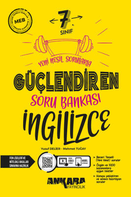 2024-2025 ANKARA YAYINCILIK 7.SINIF İNGİLİZCE GÜÇLENDİREN SORU BANKASI - 1