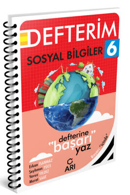 2024-2025 Arı Yayıncılık 6.sınıf Sosyalimo Sosyal Bilgiler Defterim + Deneme - 1