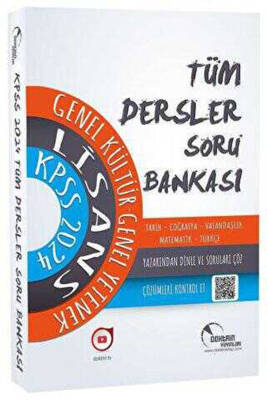 2024-2025 Doktrin Yayınları KPSS LİSANS GENEL KÜLTÜR YETENEK TÜM DERSLER TEK KİTAP SORU BANKASI - 1