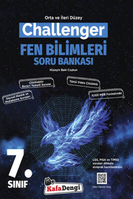 2024-2025 Kafa Dengi Yayınları 7.Sınıf Challenger Fen Bilimleri Soru Bankası (Tümü Video Çözümlü) - 1