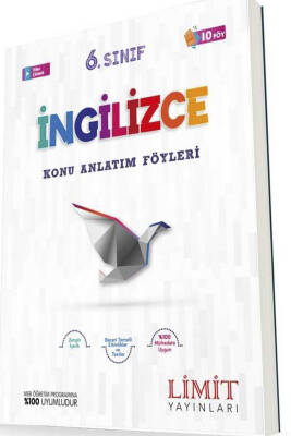 2024-2025 Limit Yayınları 6.SINIF İNGİLİZCE KONU ANLATIM FÖYLERİ - 1