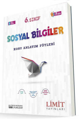 2024-2025 Limit Yayınları 6.SINIF SOSYAL BİLGİLER KONU ANLATIM FÖYLERİ - 1