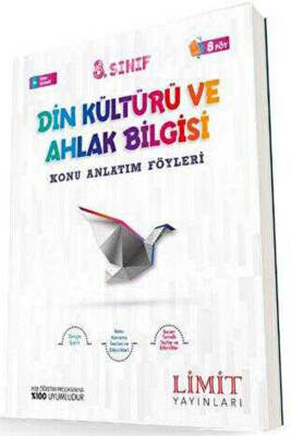 2024-2025 Limit Yayınları 8.SINIF DİN KÜL. VE A. BİL. KONU ANLATIM FÖYLERİ - 1