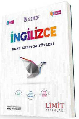 2024-2025 Limit Yayınları 8.SINIF İNGİLİZCE KONU ANLATIM FÖYLERİ - 1