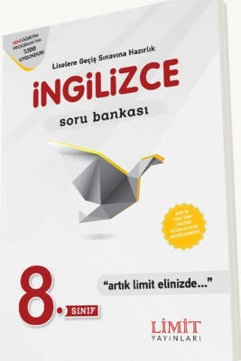 2024-2025 Limit Yayınları 8.SINIF İNGİLİZCE SORU BANKASI - 1