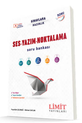 2024-2025 Limit Yayınları SES-YAZIM-NOKTALAMA SORU BANKASI - 1