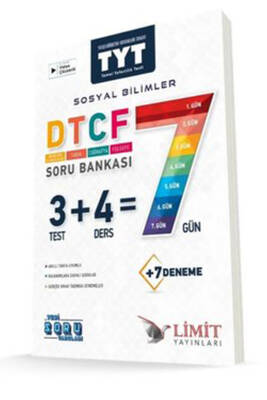 2024-2025 Limit Yayınları TYT DTCF 7 GÜN SOSYAL BİLİMLER SORU BANKASI - 1