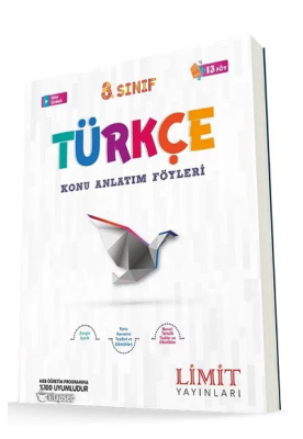 2024-2025 Limit Yayınları YAYINLARI 8.SINIF TÜRKÇE KONU ANLATIM FÖYLERİ - 1