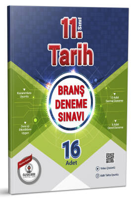 2024-2025 ÖZDEBİR YAYINLARI 11. SINIF BRANŞ DENEME SINAVI TARİH - 1