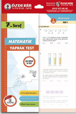 2024-2025 ÖZDEBİR YAYINLARI 7. SINIF YAPRAK TEST MATEMATİK - 1