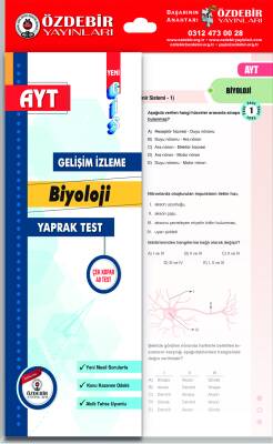 2024-2025 ÖZDEBİR YAYINLARI AYT / BİYOLOJİ GİS YAPRAK TEST - 1