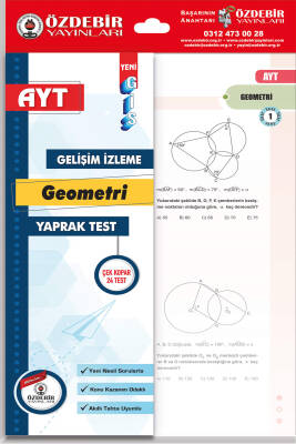 2024-2025 ÖZDEBİR YAYINLARI AYT / GEOMETRİ GİS YAPRAK TEST - 1