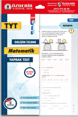  2024-2025 ÖZDEBİR YAYINLARI TYT / MATEMATİK GİS YAPRAK TEST - 1