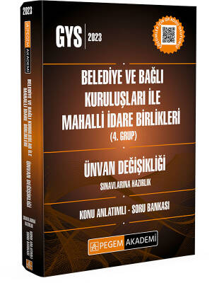 2024 Belediye ve Bağlı Kuruluşları ile Mahalli İdare Birlikleri Personeli (4.Grup) Ünvan Değişikliği - 1