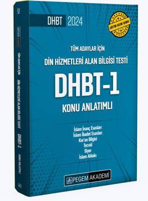 2024 Din Hizmetleri Alan Bilgisi Testi DHBT-1 Konu Anlatımlı - 1