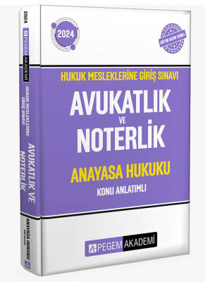 2024 Hukuk Mesleklerine Giriş Sınavı Avukatlık Noterlik Hakimlik ve Savcılık Anayasa Hukuku Konu Anl - 1