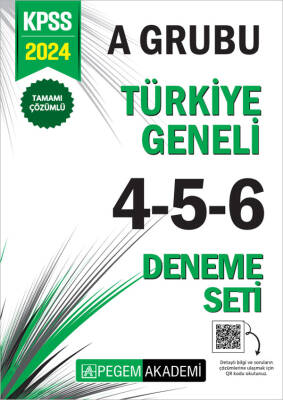 2024 KPSS A Grubu Tamamı Çözümlü Türkiye Geneli 4-5-6 (3'lü Deneme Seti) - 1