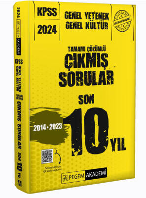 2024 KPSS Genel Yetenek Genel Kültür Tamamı Çözümlü Çıkmış Sorular Son 10 Yıl - 1