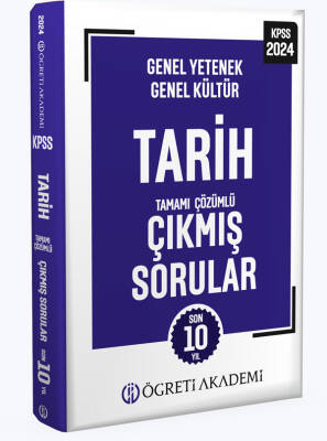 2024 KPSS Genel Yetenek Genel Kültür Tarih Tamamı Çözümlü Çıkmış Sorular( Roman Boy) - 1