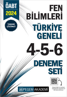 2024 KPSS ÖABT Fen Bilimleri Tamamı Çözümlü Türkiye Geneli 4-5-6 (3'lü Deneme Seti) - 1