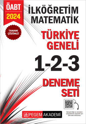 2024 KPSS ÖABT İlköğretim Matematik Tamamı Çözümlü Türkiye Geneli 1-2-3 (3'lü Deneme Seti) - 1