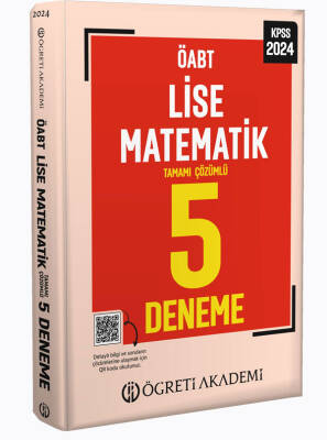 2024 KPSS ÖABT Lise Matematik Tamamı Çözümlü 5 Deneme - 1