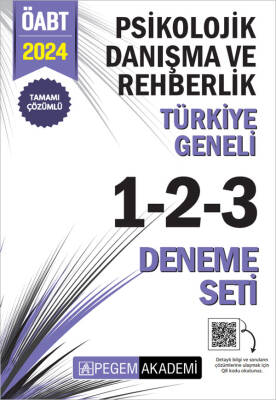 2024 KPSS ÖABT Psikolojik Danışma ve Rehberlik Tamamı Çözümlü Türkiye Geneli 1-2-3 (3'lü Deneme Seti - 1