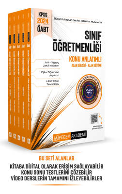 2024 KPSS ÖABT Sınıf Öğretmenliği Konu Anlatımlı Set (5 Kitap) - 1