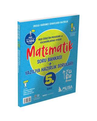 5. Sınıf Matematik Soru Bankası + Yazılıya Hazırlık Soruları 2'Si 1 Arada - 1