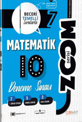 Günay Yayınları 7.sınıf Matematik 10'lu Branş Denemeler - 1