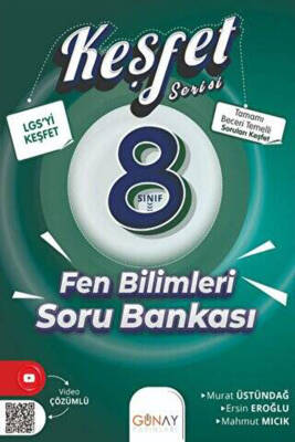 2024-2025 Günay Yayınları LGS Keşfet Serisi Fen Bilimleri Soru Bankası - 1