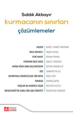 Kurmacanın Sınırları Çözümlemeler - 1