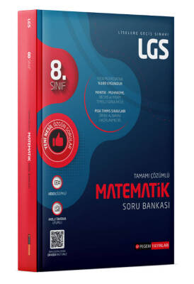 LGS Matematik Tamamı Çözümlü Soru Bankası - 1