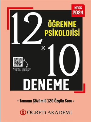 ÖĞRETİ AKADEMİ 2024 KPSS Eğitim Bilimleri 12X10 Öğrenme Psikolojisi Deneme - 1