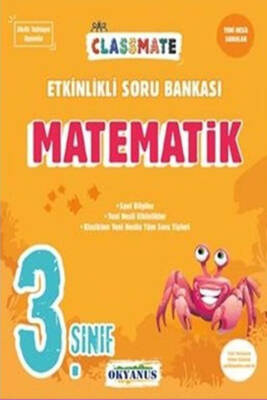 Okyanus Yayıncılık 3. Sınıf Classmate Matematik Etkinlikli Soru Bankası - 1