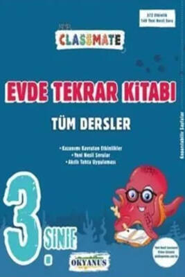 Okyanus Yayıncılık 3. Sınıf Classmate Tüm Dersler Evde Tekrar Kitabı - 1