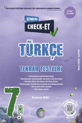 2024-2025 Okyanus Yayıncılık 7. Sınıf Kendini Check - Et Türkçe Tekrar Testleri - 1