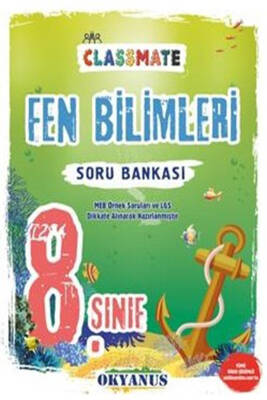 2024-2025 Okyanus Yayıncılık 8. Sınıf Classmate Fen Bilimleri Soru Bankası - 1