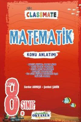 2024-2025 Okyanus Yayıncılık 8. Sınıf Classmate Matematik Konu Anlatımı - 1