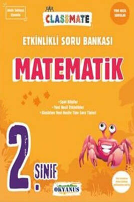 Okyanus Yayıncılık 2. Sınıf Classmate Matematik Etkinlikli Soru Bankası - 1