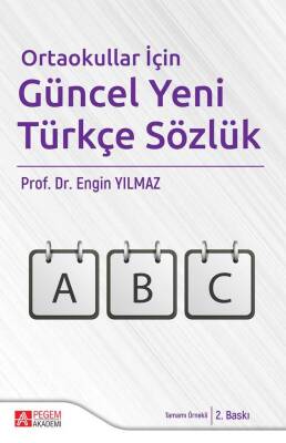 Ortaokullar İçin Güncel Yeni Türkçe Sözlük - 1