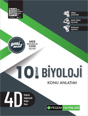 Pegem 10. Sınıf Biyoloji Konu Anlatımı - 1