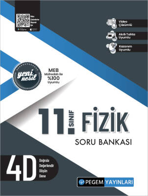 Pegem 11. Sınıf Fizik Soru Bankası - 1