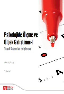 Psikolojide Ölçme ve Ölçek Geliştirme-I - 1